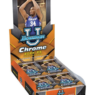 2022-23 Topps Bowman Chrome University Basketball Hobby Box - Hit Box Sports Cards