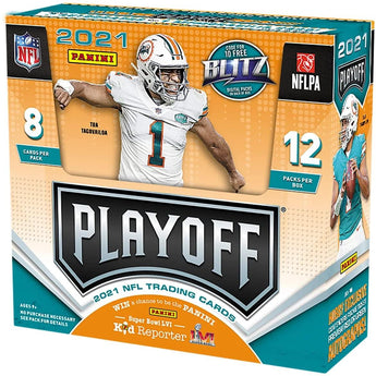 2021 Panini NFL Playoff Football Hobby Box - Hit Box Sports Cards