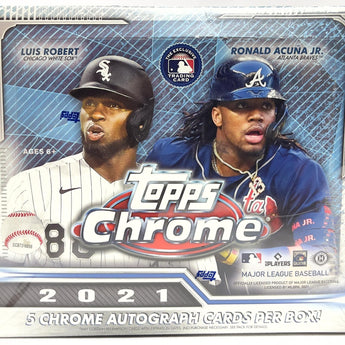2021 Topps Chrome Jumbo Hobby Box - Hit Box Sports Cards