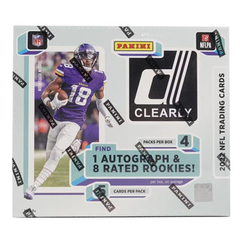 2022 Clearly Donruss NFL Football Hobby Box - Hit Box Sports Cards