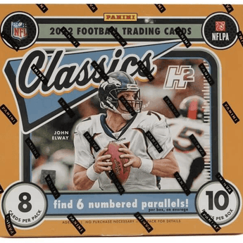 2022 NFL Classics Football H2 Box - Hit Box Sports Cards