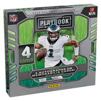 2022 Panini Playbook NFL Football Hobby Box - Hit Box Sports Cards