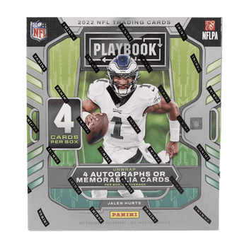 2022 Panini Playbook NFL Football Hobby Box - Hit Box Sports Cards