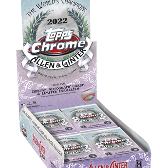 2022 Topps Chrome Allen & Ginter Baseball Hobby Box - Hit Box Sports Cards