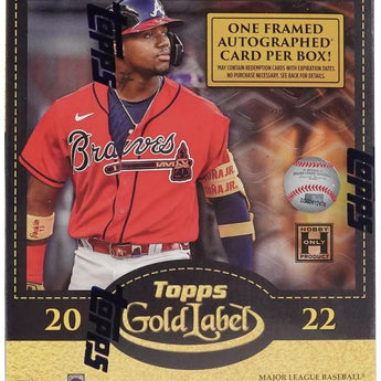 2022 Topps Gold Label Baseball Hobby Box - Hit Box Sports Cards