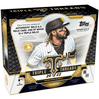 2022 Topps Triple Threads Baseball Hobby Box - Hit Box Sports Cards