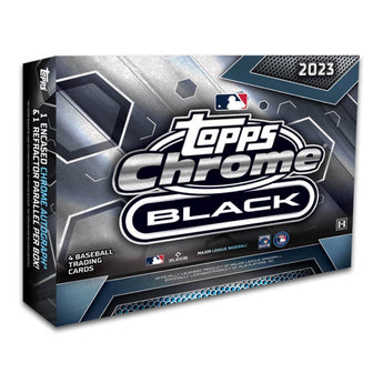 2023 Topps Chrome Black Baseball Hobby Box - Hit Box Sports Cards