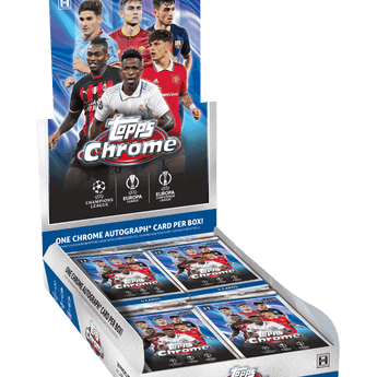 2023 Topps Chrome UEFA Competitions Soccer Hobby Box - Hit Box Sports Cards