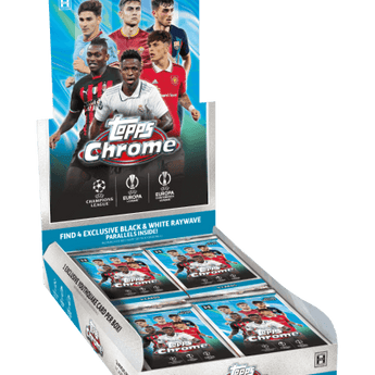 2023 Topps Chrome UEFA Competitions Soccer Lite Hobby Box - Hit Box Sports Cards