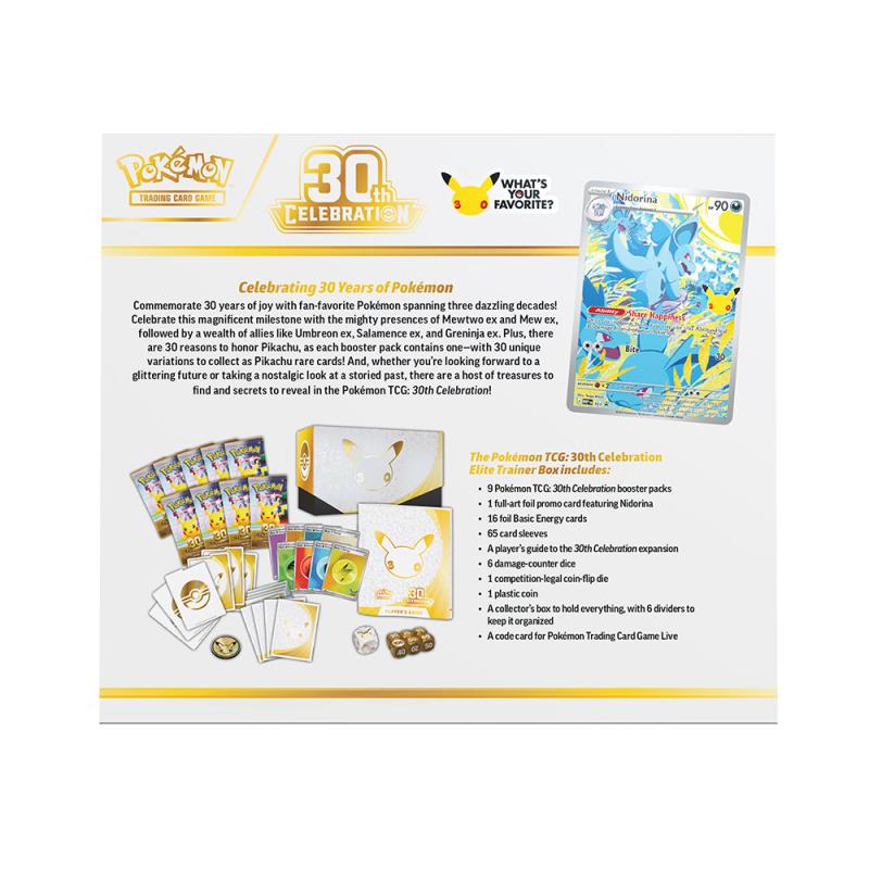 Pokémon 30th Celebration Elite Trainer Box
