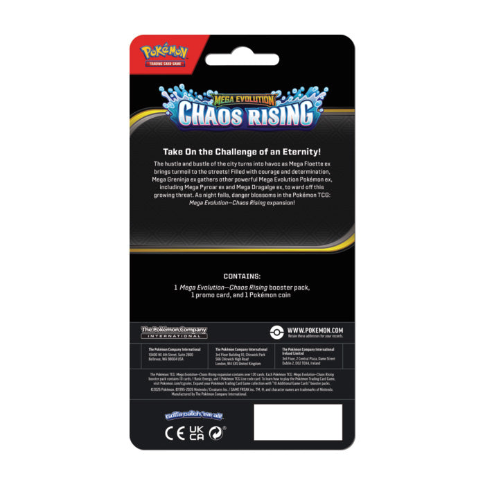 Pokémon Chaos Rising Checklane Blister Pack – Hit Box Sports Cards