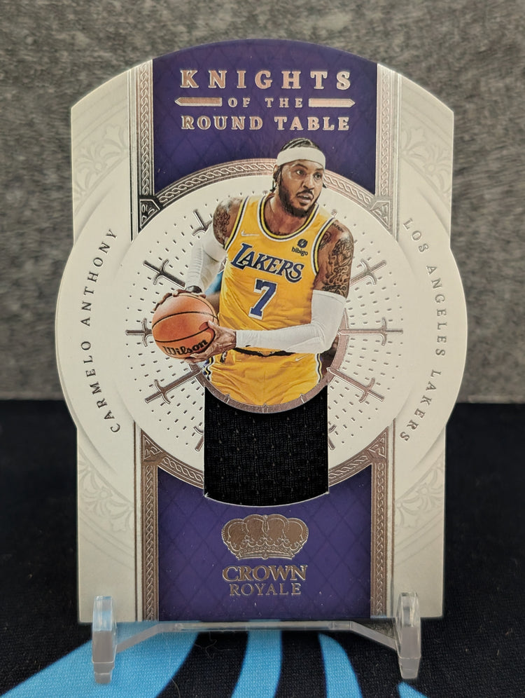 2021-22 Crown Royale Carmelo Anthony Knights of the Round Table