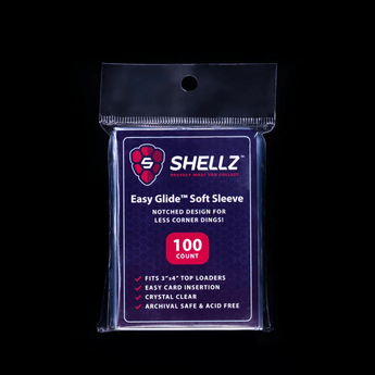 Cardshellz Easy Glide Soft Sleeves (Pack of 100) - Hit Box Sports Cards