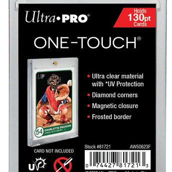 One Touch 130pt Magnetic Card Holder - Hit Box Sports Cards